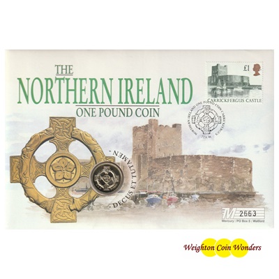 1996 BU £1 Coin for Northern Ireland - Click Image to Close